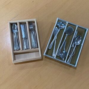 Doll Mini Toy Silverware & Utensil Sets Made in Germany